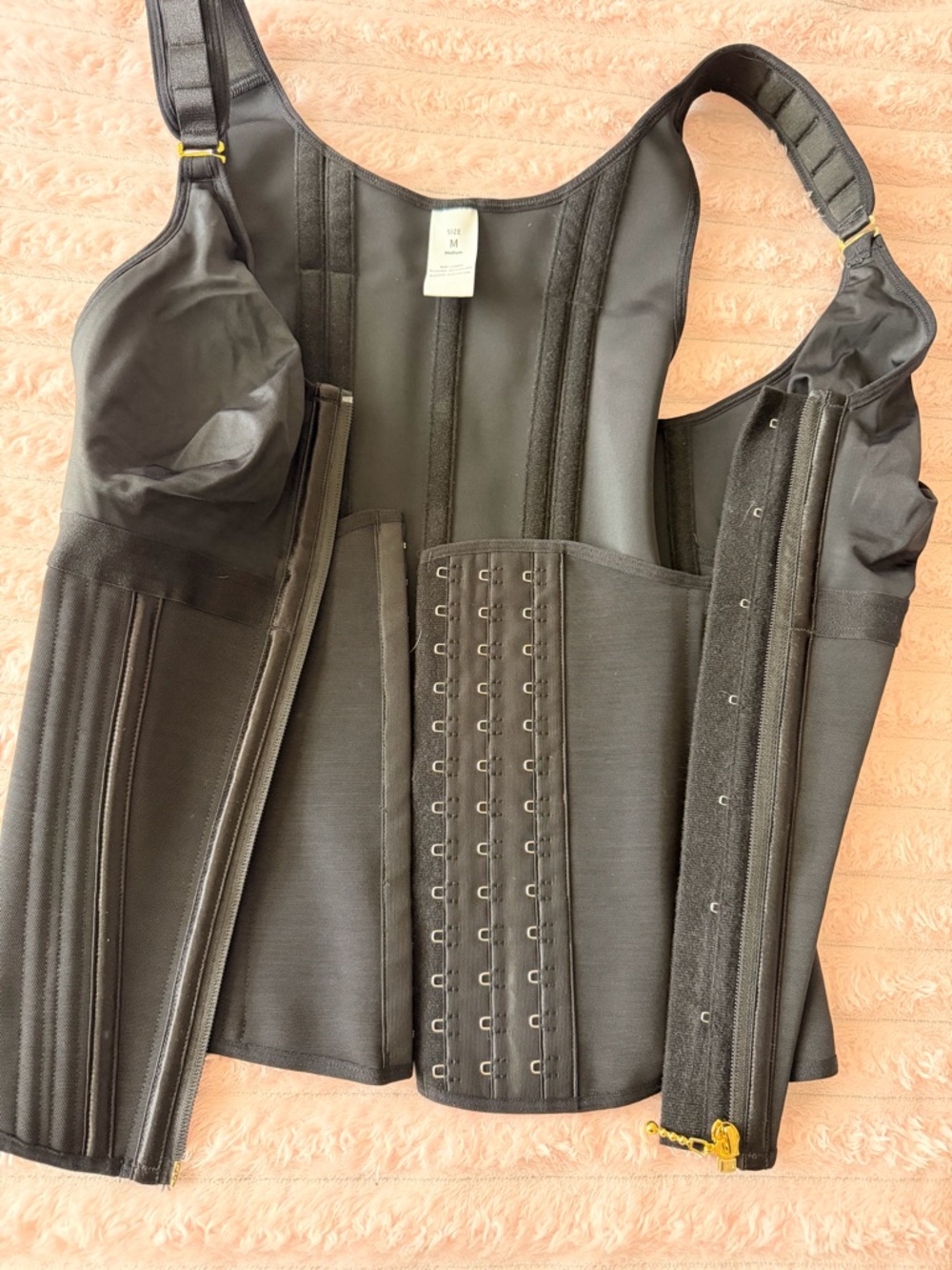 Black Longline Waist Trainer Shapewear